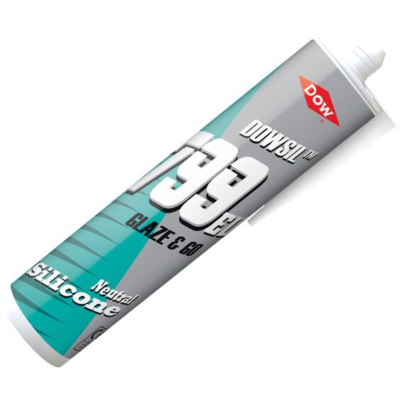 Dowsil 799 Glaze & Go Clear Silicone Sealant 310ml.