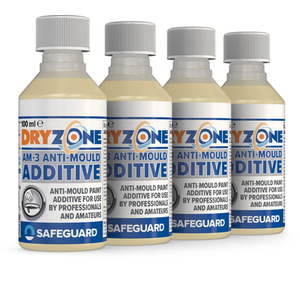 Dryzone Anti-Mould Paint Additive 100ml Packs 4 Pack