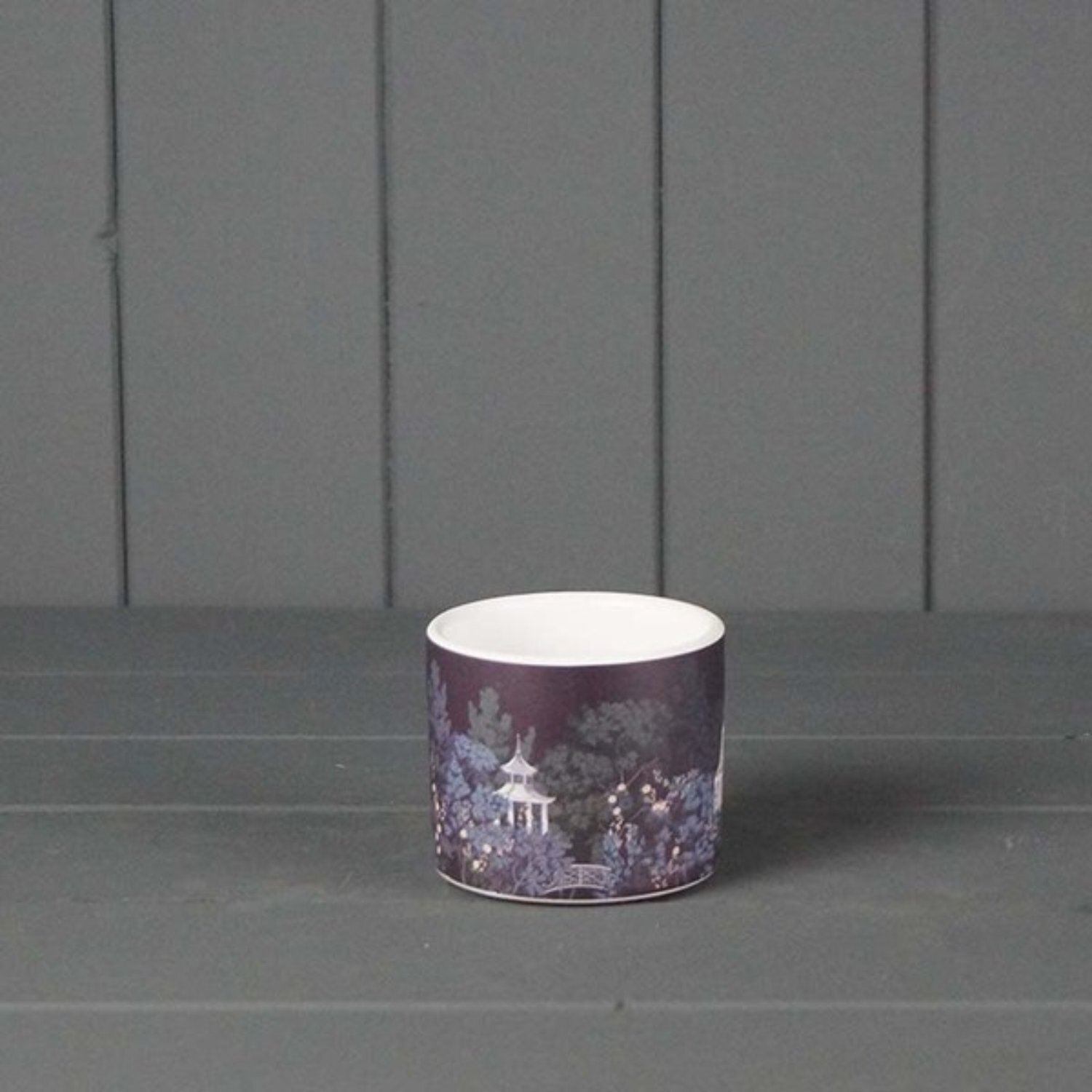 Kdmd Unisex Purple & Multicolour Intricate Pagoda Pot - Image 2