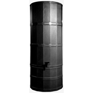 Strata 200 Litre Black Aqua Tower Water Butt Kit