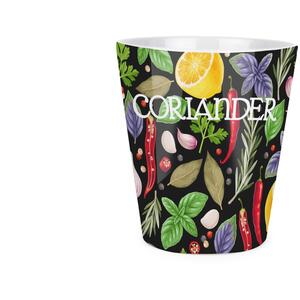 Vibrant Herbs Small Ceramic Plant Pot