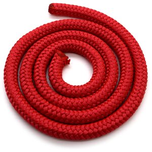 6mm x 20 metres / 65.6 ft of Red Polypropylene Rope, Solid Braided Poly Rope Cord Twine