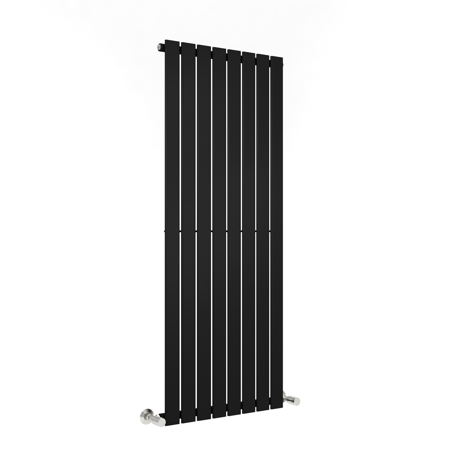 Mcc Direct Single Flat Panel Vertical Column Radiator 1600X544 Mm Black