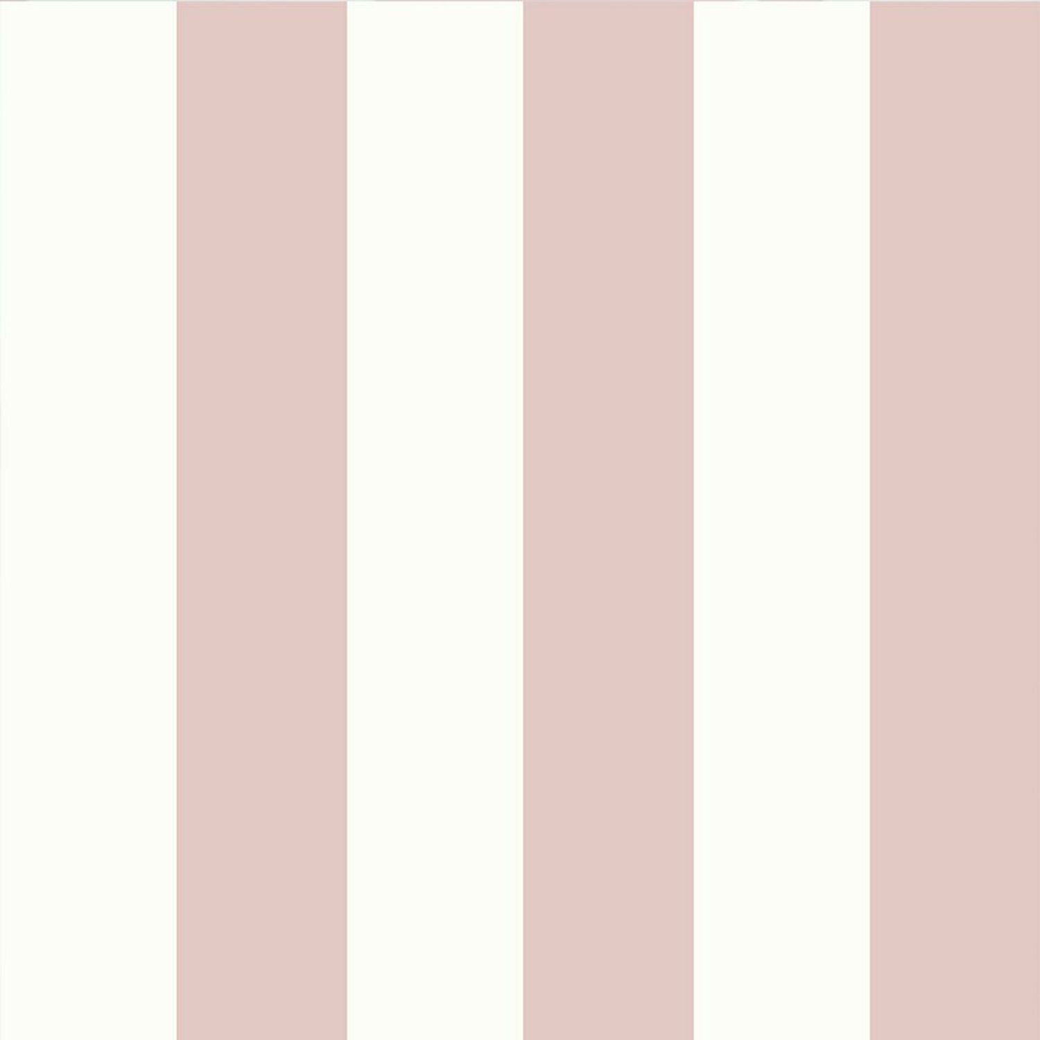 World Of Wallpaper Regency Stripe Wallpaper - Pink/White