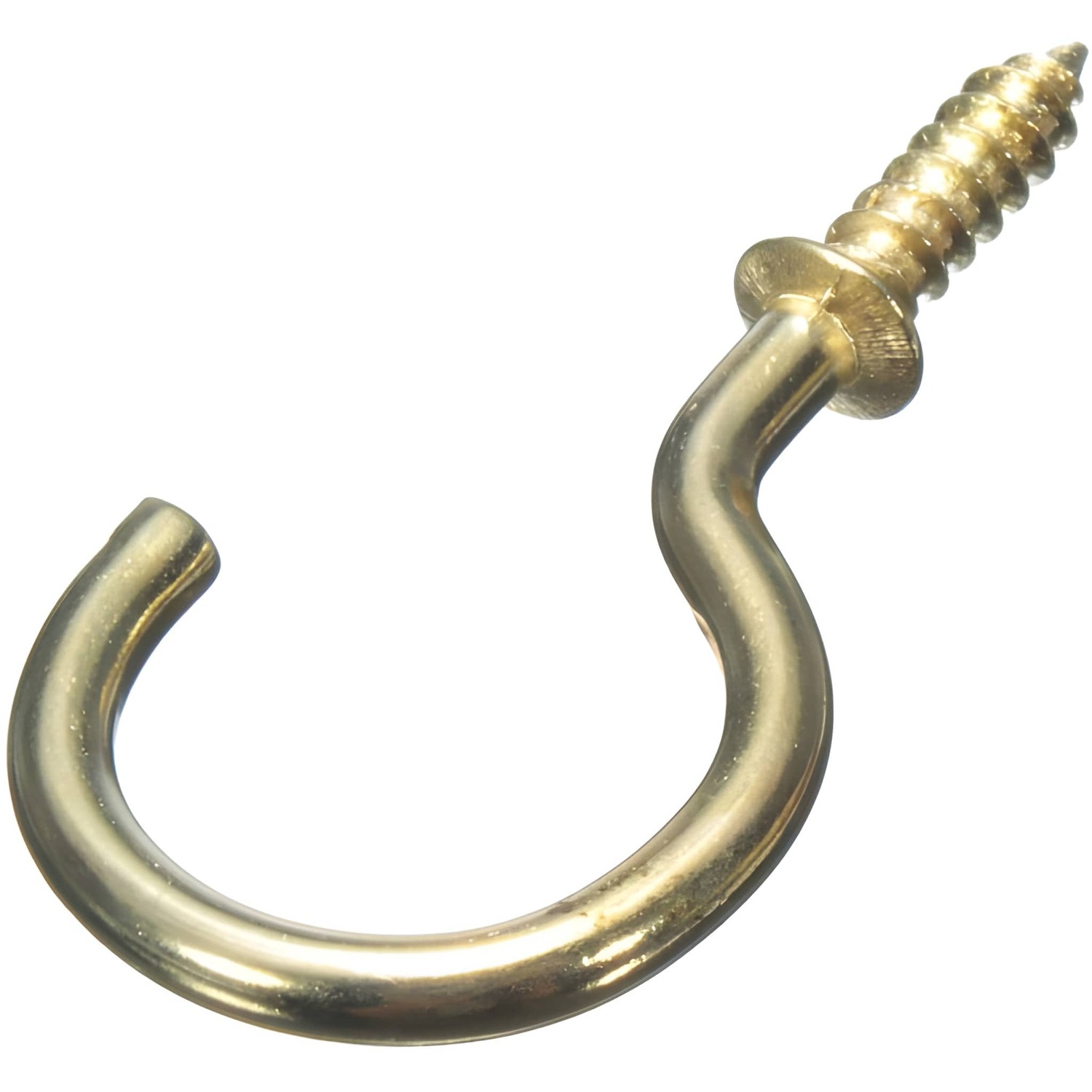 Fort Fasteners Cup Hooks, Shouldered 32Mm (1.1/4 Inch) Brassed Pack Of 100 - Image 3
