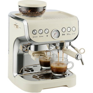 Cream White HOMCOM Espresso Machine Good Housekeeping Institute Approved shot 18190984