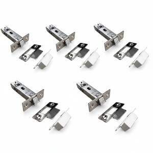 Pack of 9 Bolt Through Mortice Tubular Door Latch For Replacement Projects shot 18279504