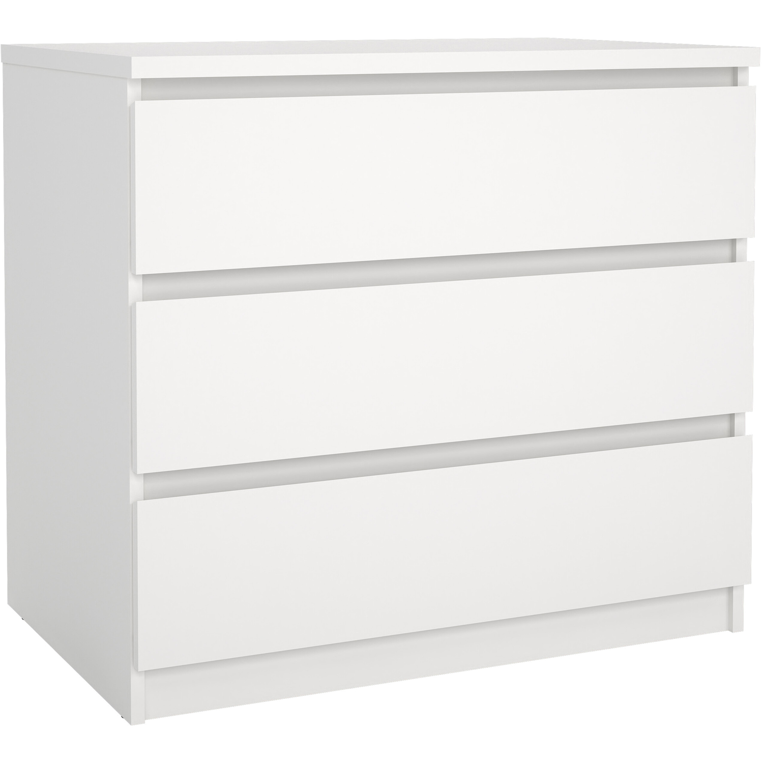 Furniture To Go - Naia Chest of Drawers - 3 Drawer - White - Steel - Image 3