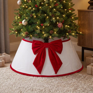 Red Bow Tree Skirt