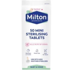 Milton Mini Sterilising Tablets 50 Pack