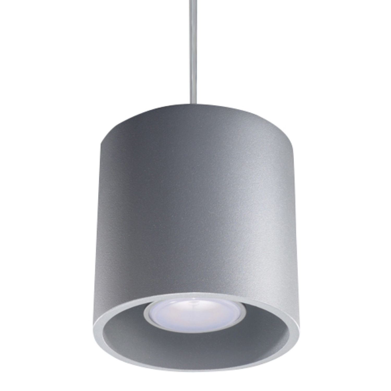 B&Q -  Luminosa Orbis 1 Light Round Ceiling Pendant GreyGu10 - Image 3