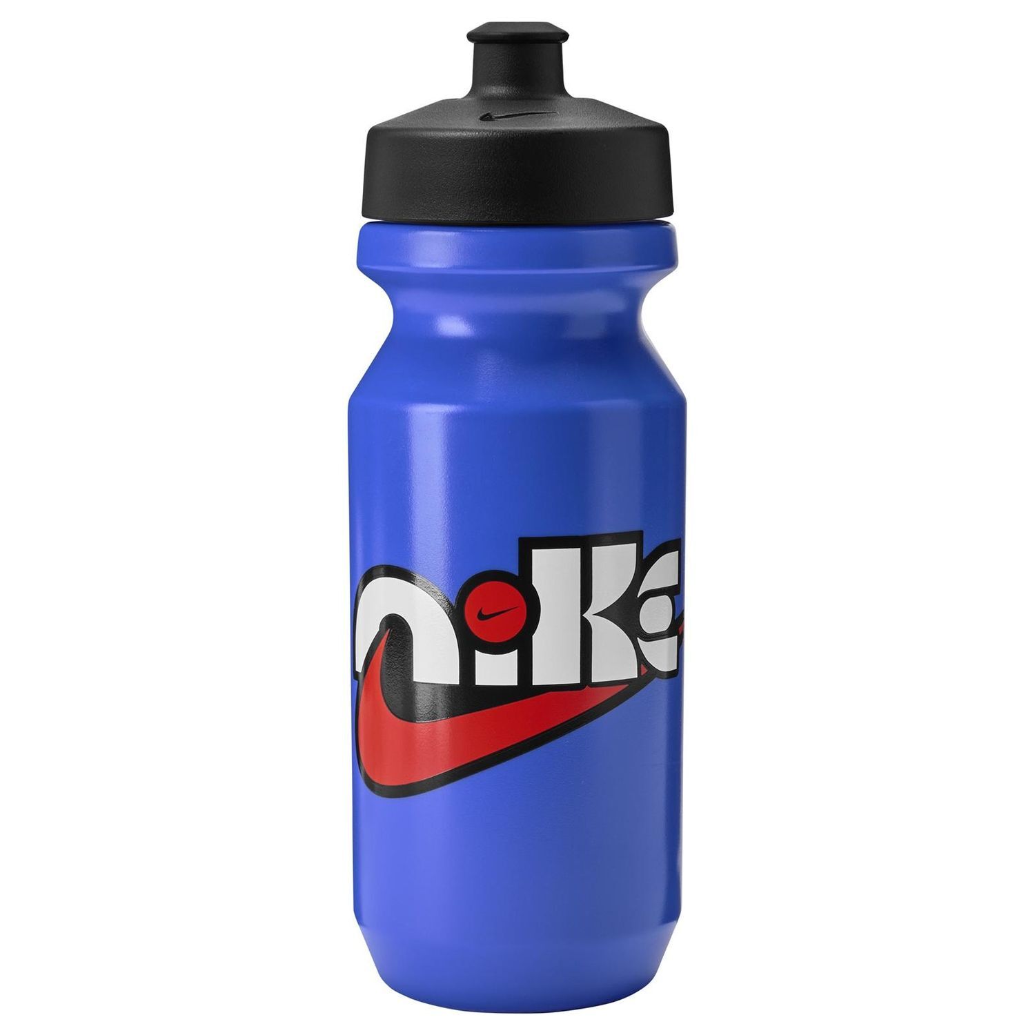 Nike Big Mouth Graphic 650Ml Water Bottle A - Royal Blue/Black