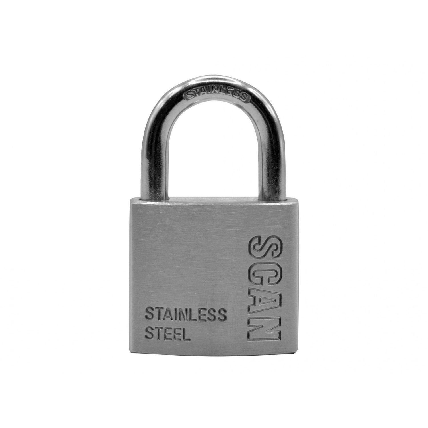 Scan Stainless Steel Padlock B - Multi Colour