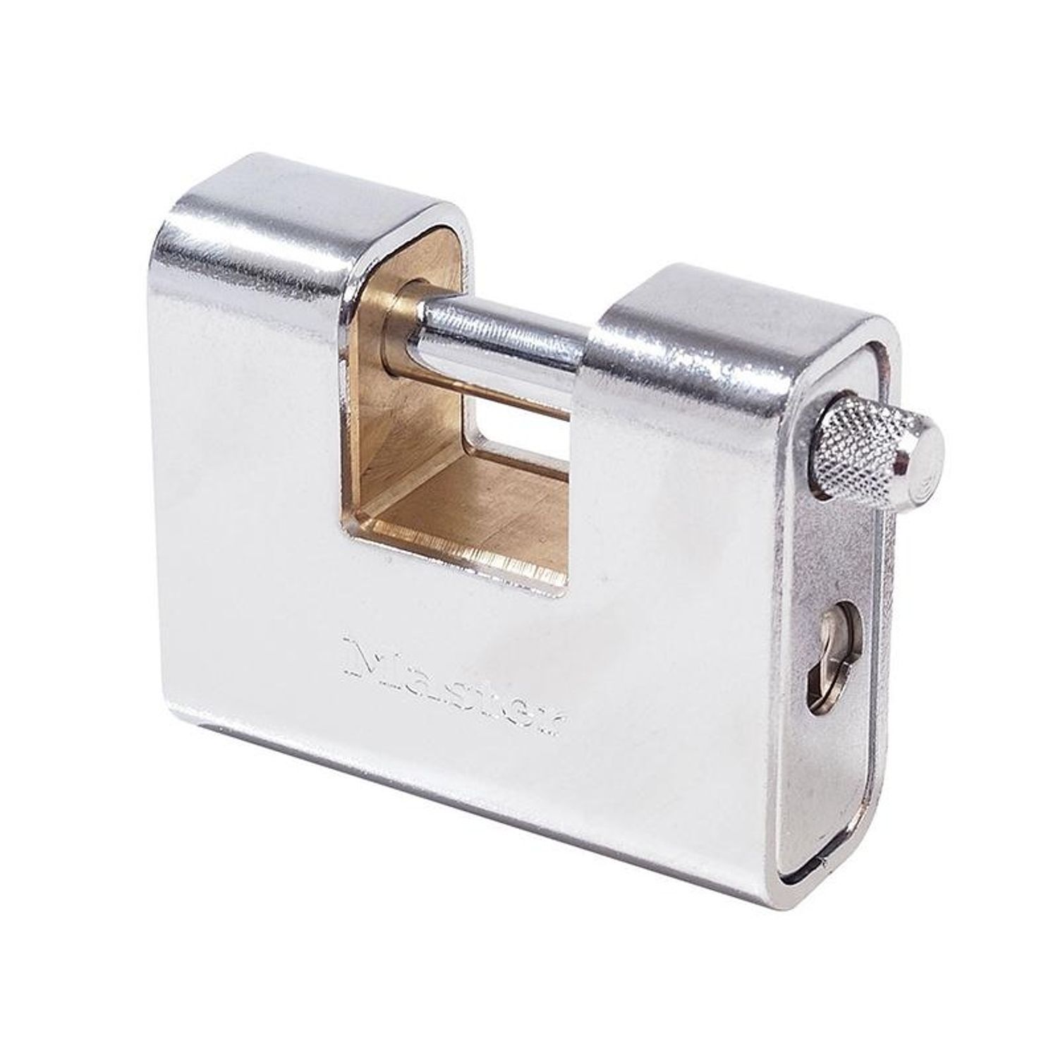 Master Lock Solid Armoured Shutter Padlock A - Multi Colour