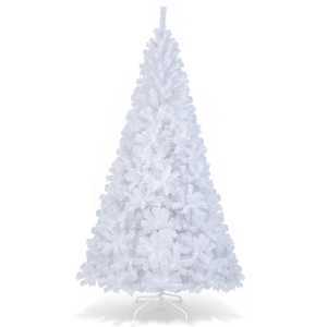 8FT Artificial Christmas Tree Realistic White Xmas Tree