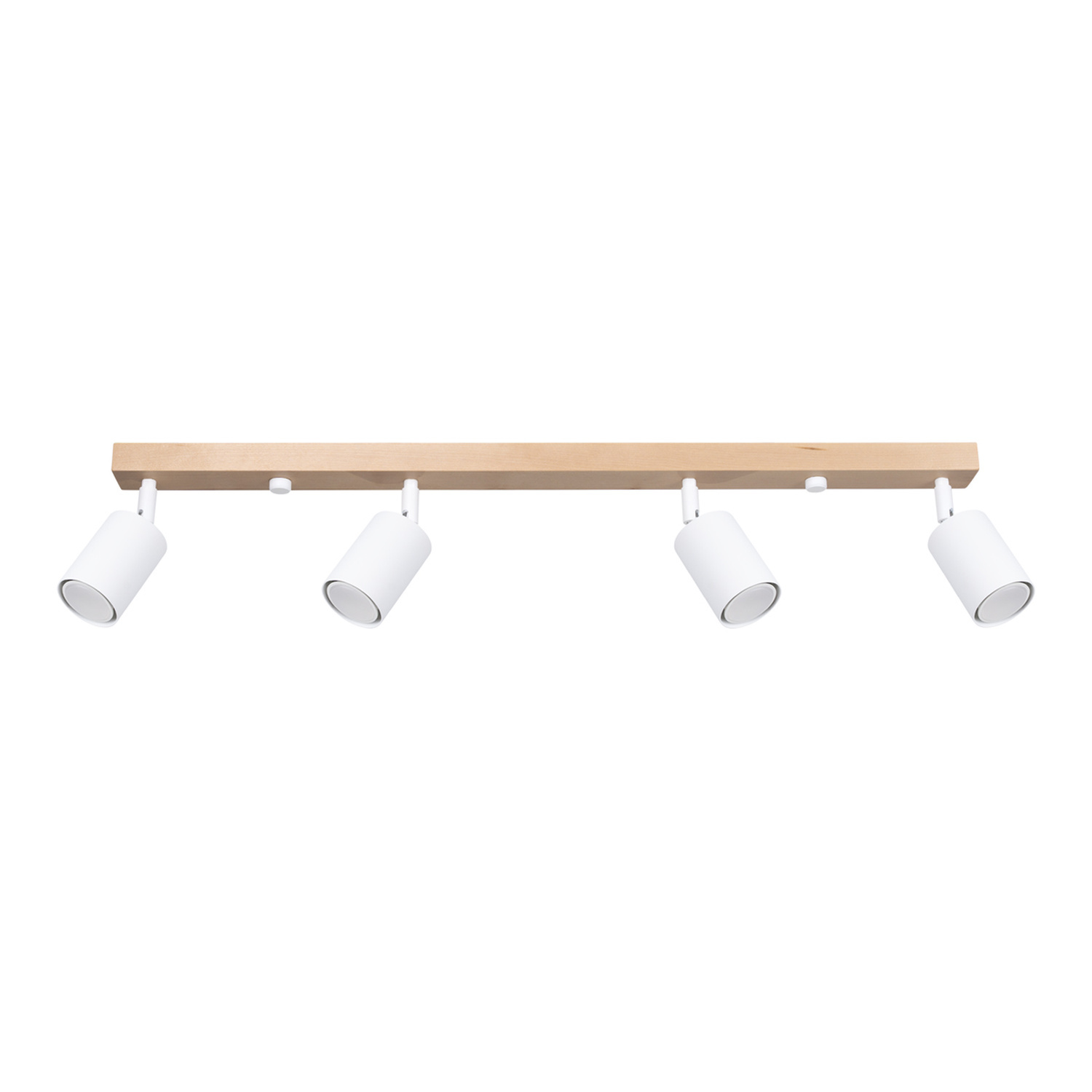 Sollux Lighting Ceiling Lamp Verdo 4 White - White/Wood