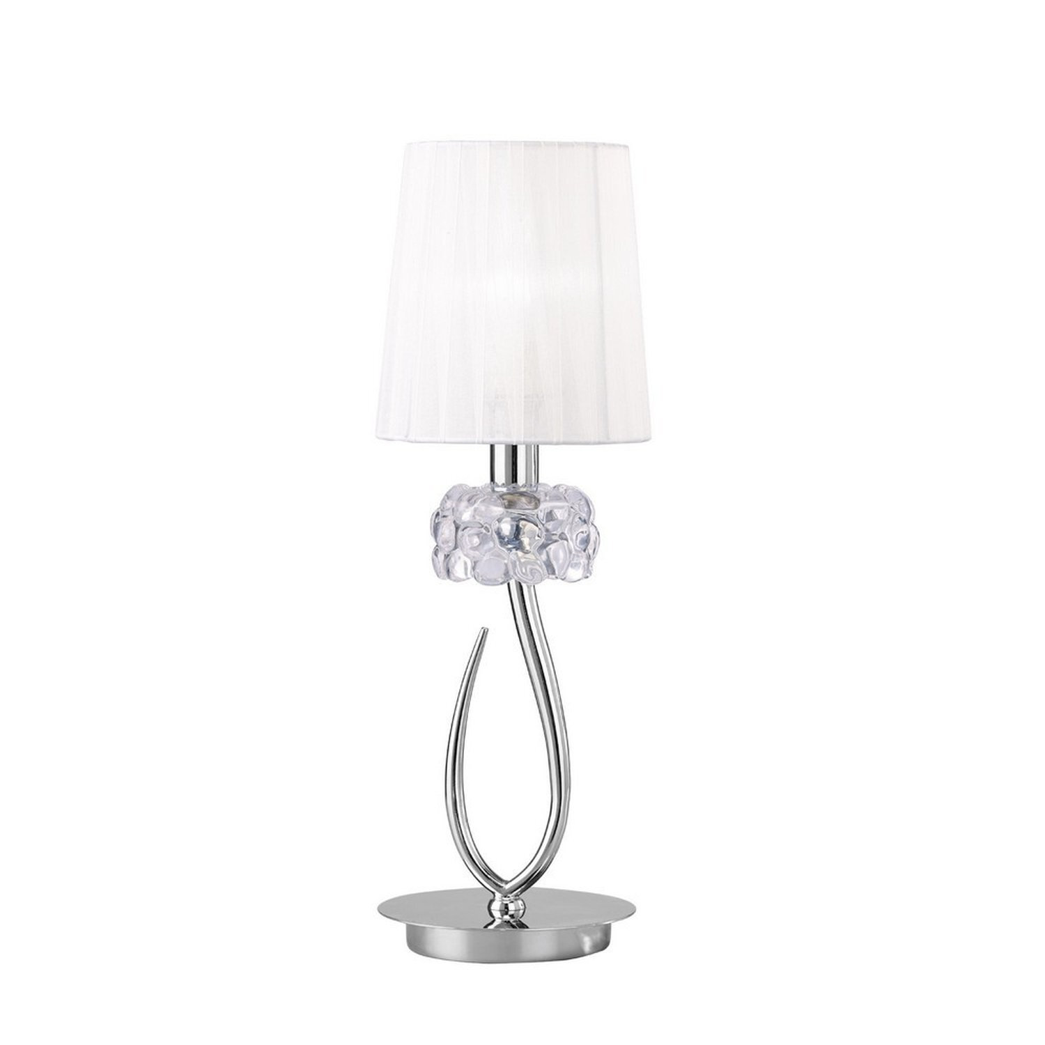 Inspired Lighting Loewe Table Lamp Chrome