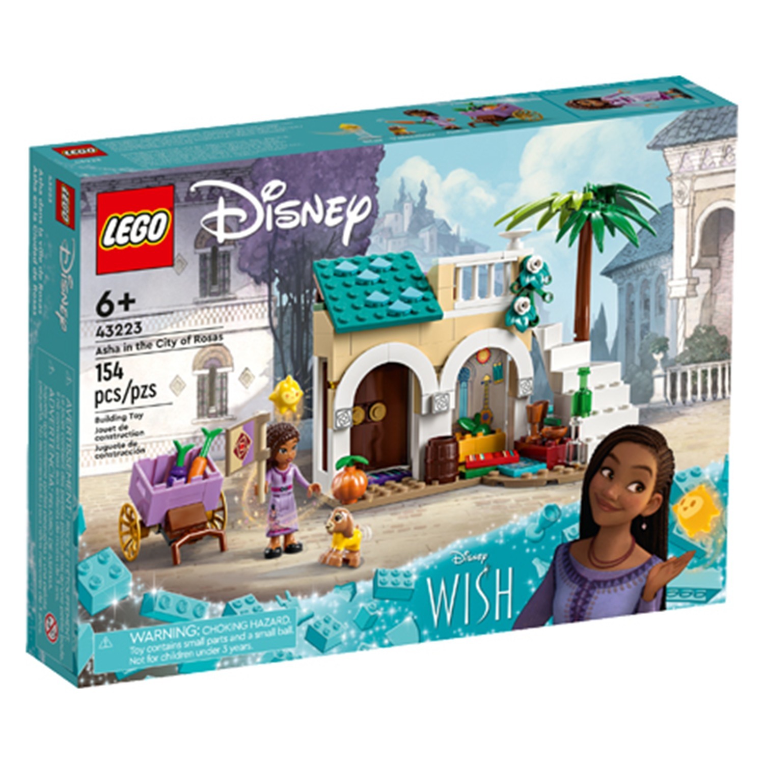LEGO Disney Wish 43223 Asha in Rosas City Complete Set - New Sealed - Image 4