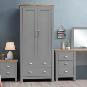 Lisbon 2 Door 2 Drawers Wardrobe