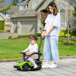 AIYAPLAY Baby Push Slider 2-in-1 Horn Handle
