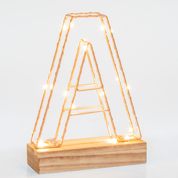 Letter Light Wire Frame A