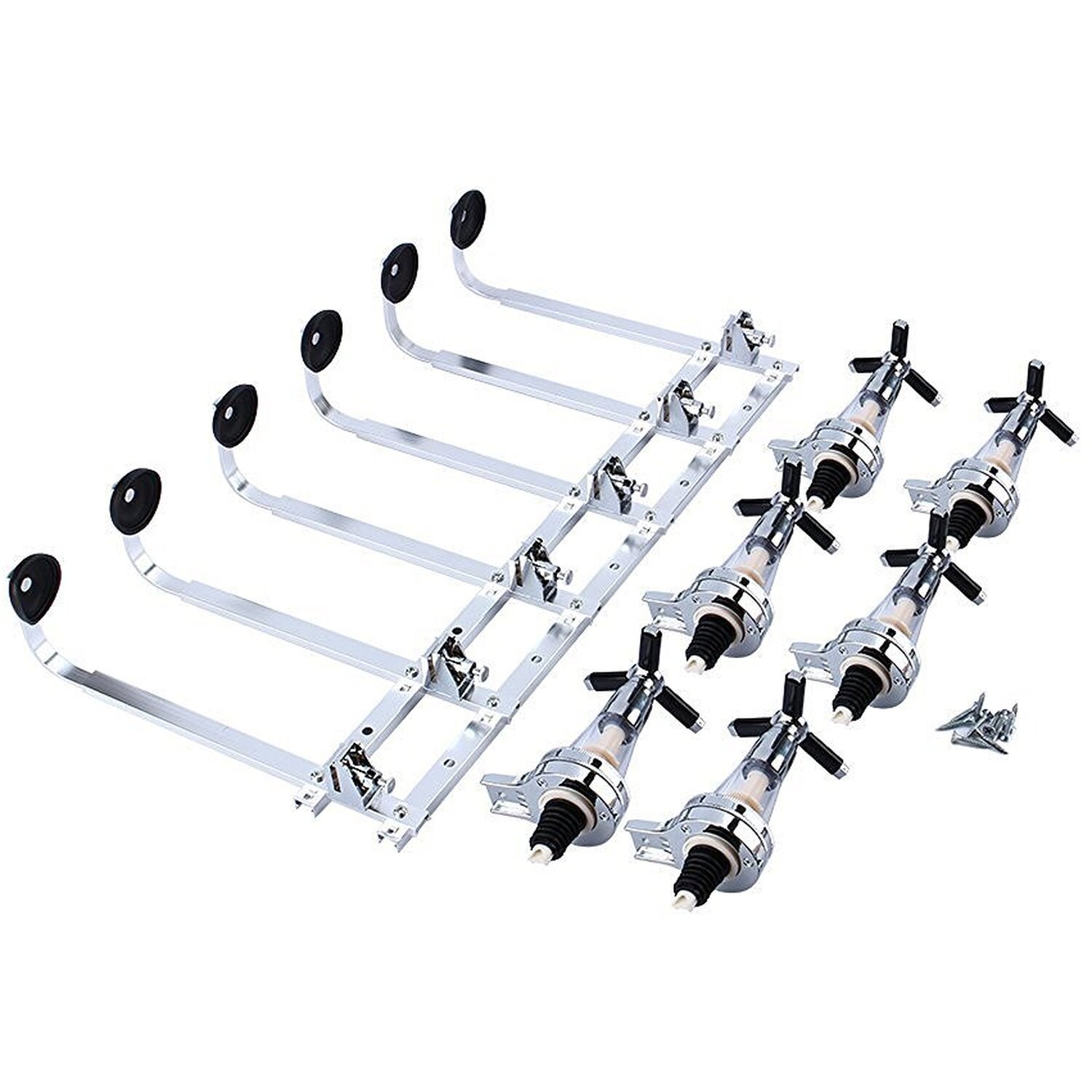 6 Bottle Wall Mounted Spirit Drink Dispenser Bar Shot Optics Measurer