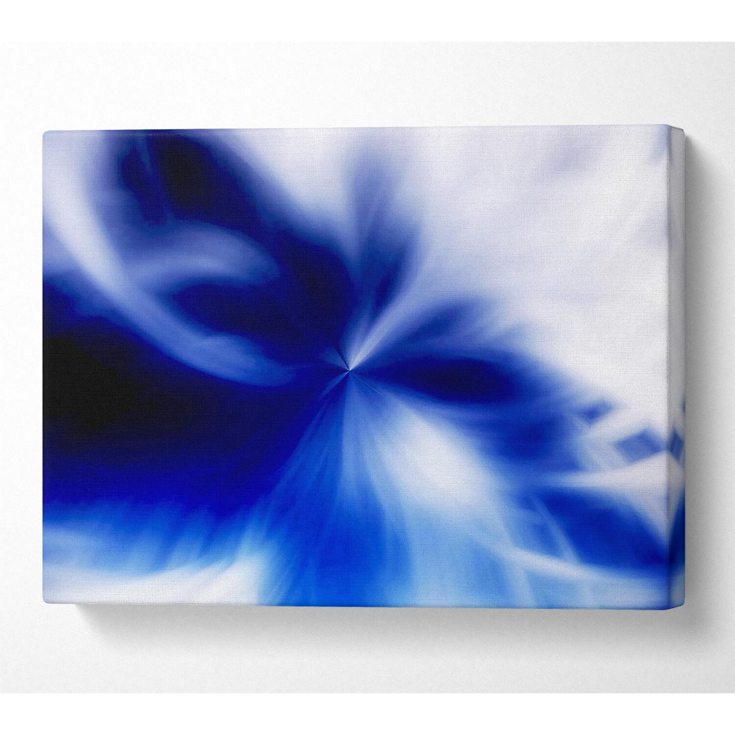 Wallart-Direct - Blue Magical Daisy Centre Canvas Print Wall Art - Yellow / 101.6cm thumbnail
