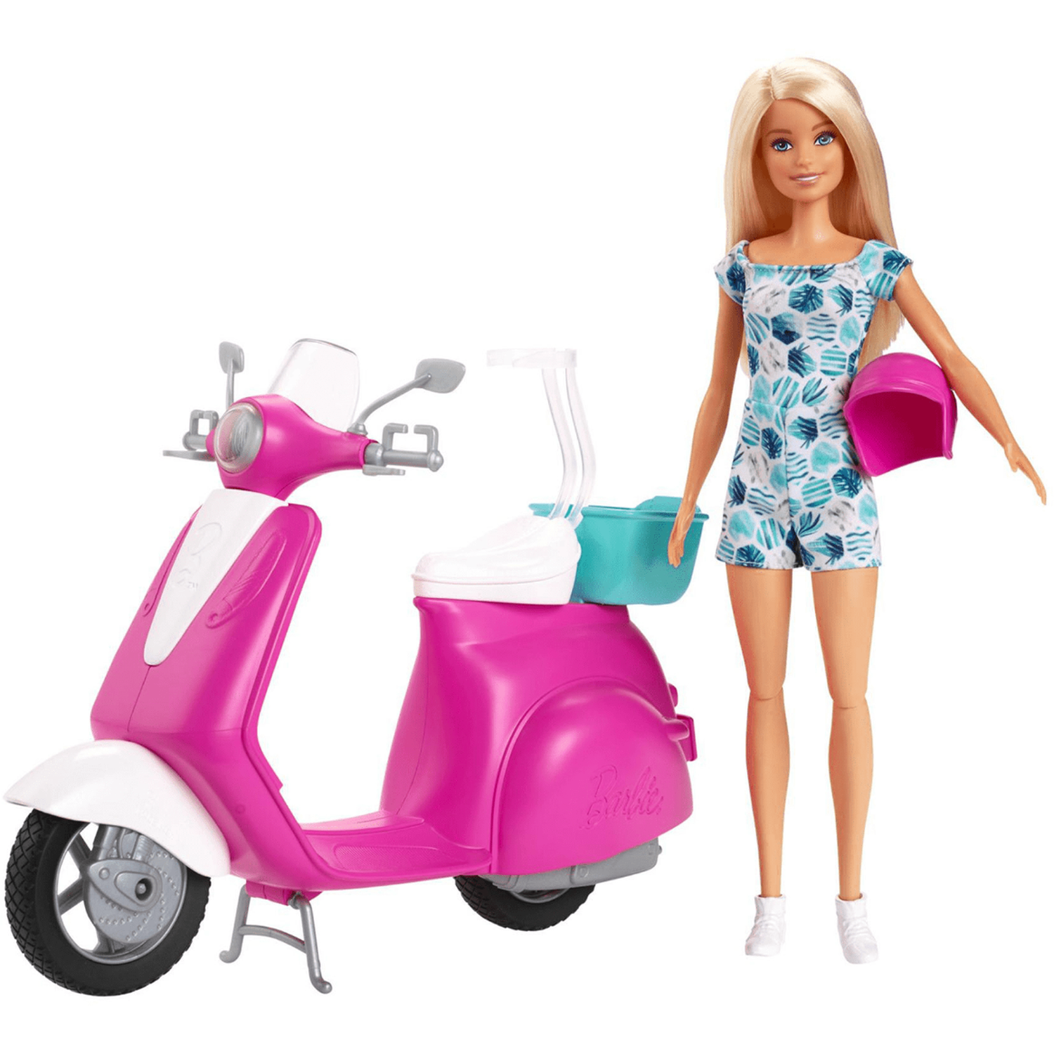 Image of Doll Scooter Playset - Multi-Coloured