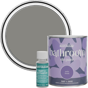 Rust-Oleum Bathroom Tile Paint in Satin Finish - Art School 750ml