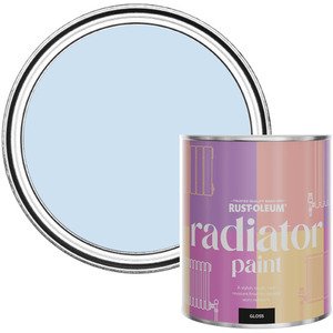 Rust-Oleum Radiator Paint in Gloss Finish - Powder Blue 750ml