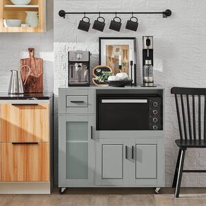Functional Sideboard Microwave Cabinet