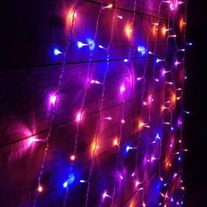 Shooting Star Multi function LED Christmas Decoration with Timer in Rainbow