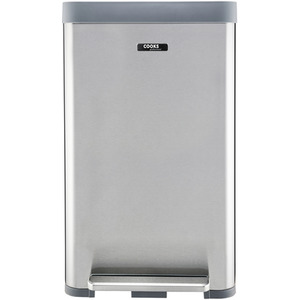 Silver 65L Recycle Pedal Bin Wide Single Pedal Operation Single Compartment shot 4065489