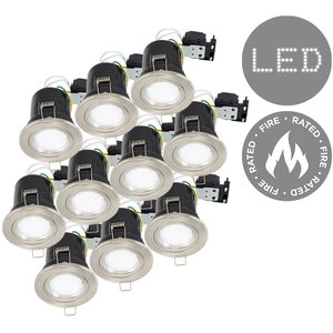 Downlight Twist Fire Rated Ceiling Light Fitting 10 Pack