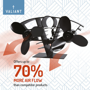 Valiant Whirlwind Heat Powered Stove Fan