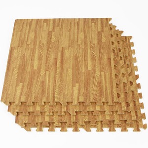 Soft EVA Foam Floor Play Mat Wood Wooden Effect Tiles Gym Exercise Home Flooring