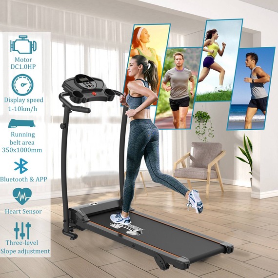 FIT4YOU Folding Electric Treadmill