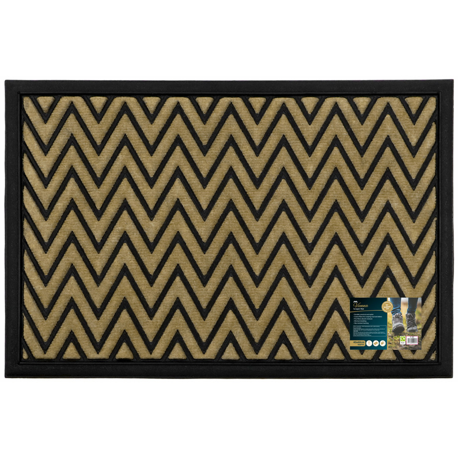 Vienna Heavy Duty Rubber Door Mat