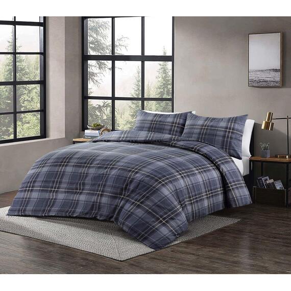 Wesley Checked Duvet Cover Set