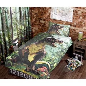 T Rex Kids Polycotton Duvet With Pillowcase