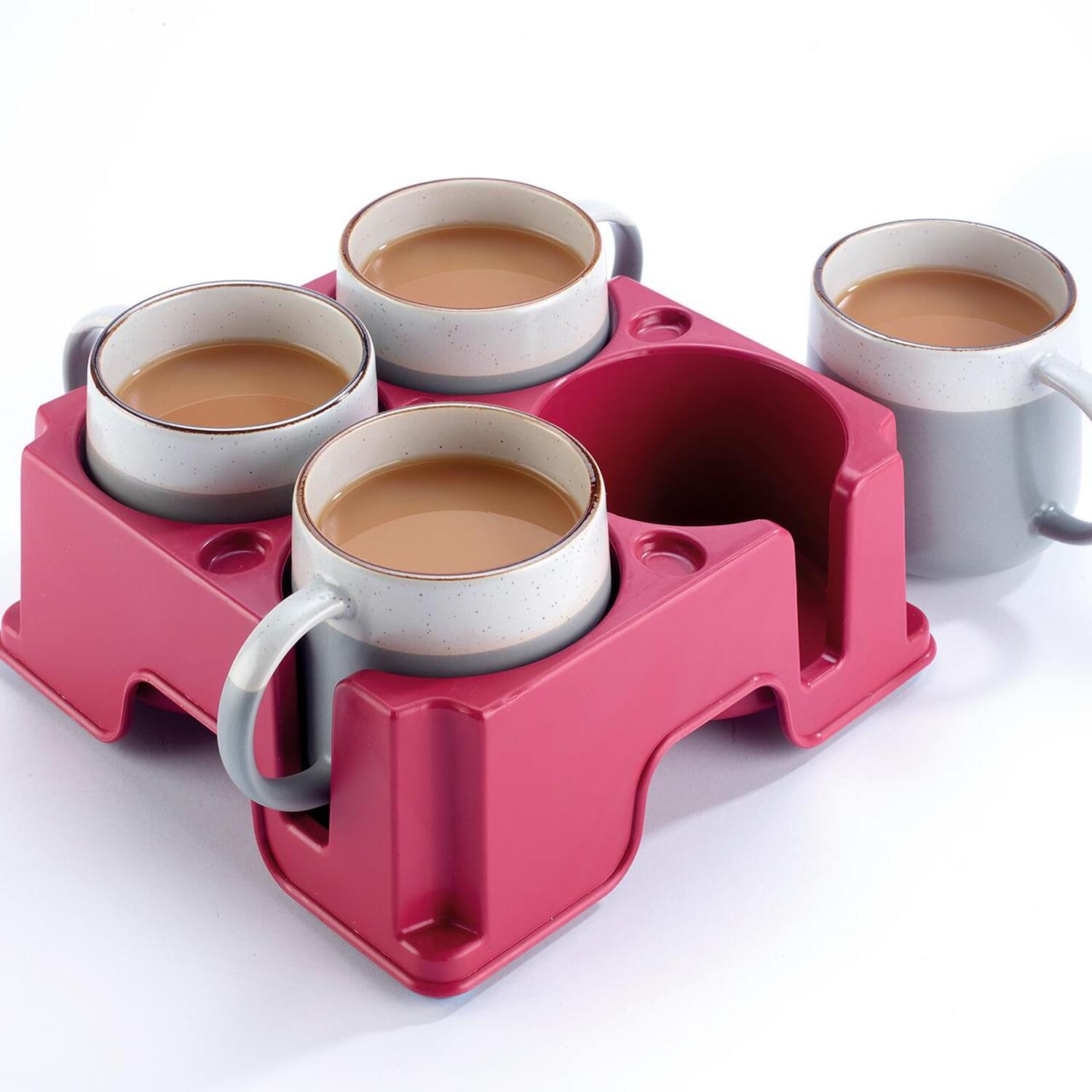 Image of Muggi Mug Carrier Drinks Holder Serving&hellip;