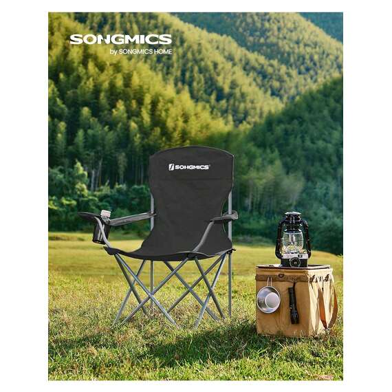 SONGMICS Set of 2 Folding Camping Chairs