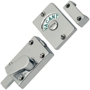 Bathroom Toilet Lock Indicator Polished