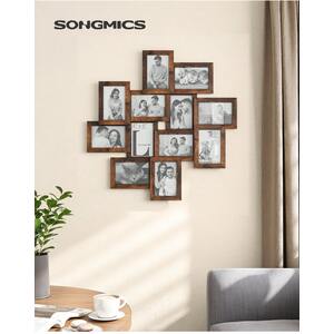 SONGMICS 12-Photo Collage Picture Frame, Assembly Required