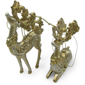 Antique Gold Reindeer