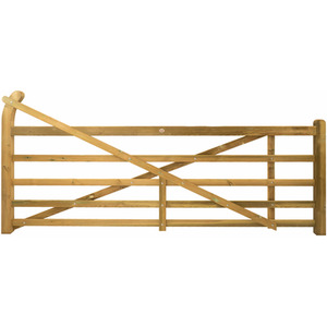 The Exbourne Curved Heel Planed Gate