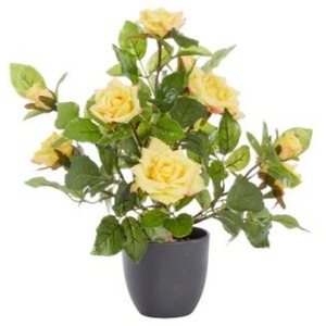 Artificial Regent Yellow Rose Plant
