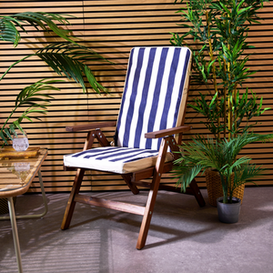 High Back Seat Pad, Deck Stripe