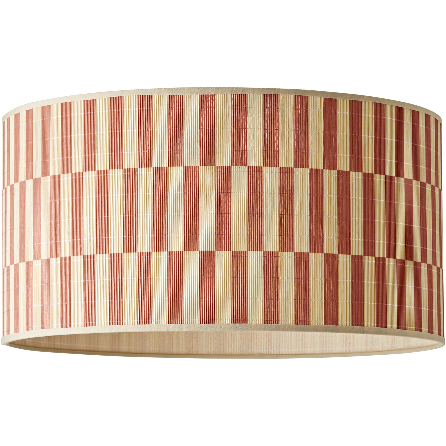 Image of Lori Large Checkerboard Bamboo Drum Ceiling&hellip;