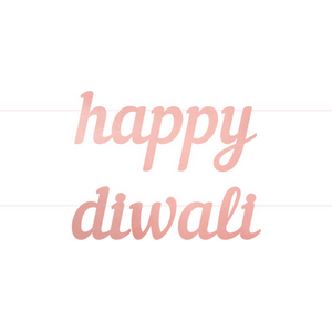 Happy Diwali Letter Banner RG